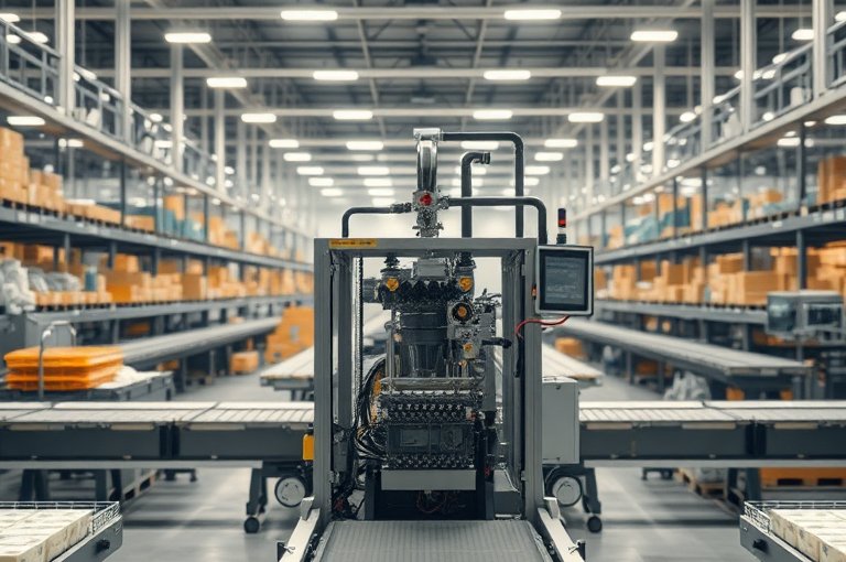 機器人碼垛機械手助力生產自動化