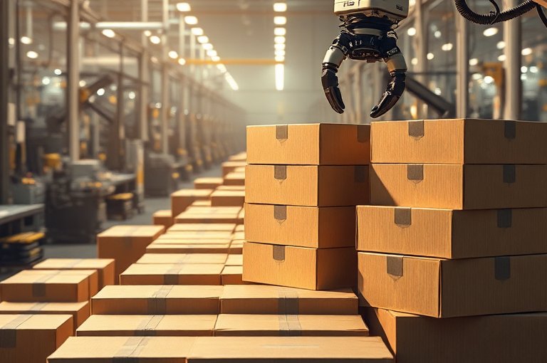 機械手臂碼垛機應用案例