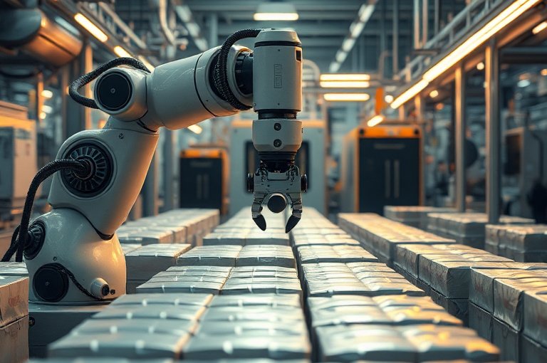 工業(yè)級碼垛智能機器人